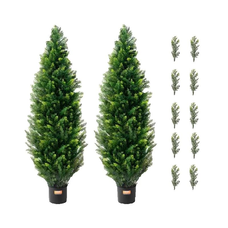 Dracaena Marginata - ต้นไม้ประดิษฐ์ซีดาร์โทปิแอรี ต้นสนปลอม ต้นไซเปรส ต้นไม้ประดิษฐ์สีเขียว สำหรับตกแต่งบ้านและกลางแจ้ง
