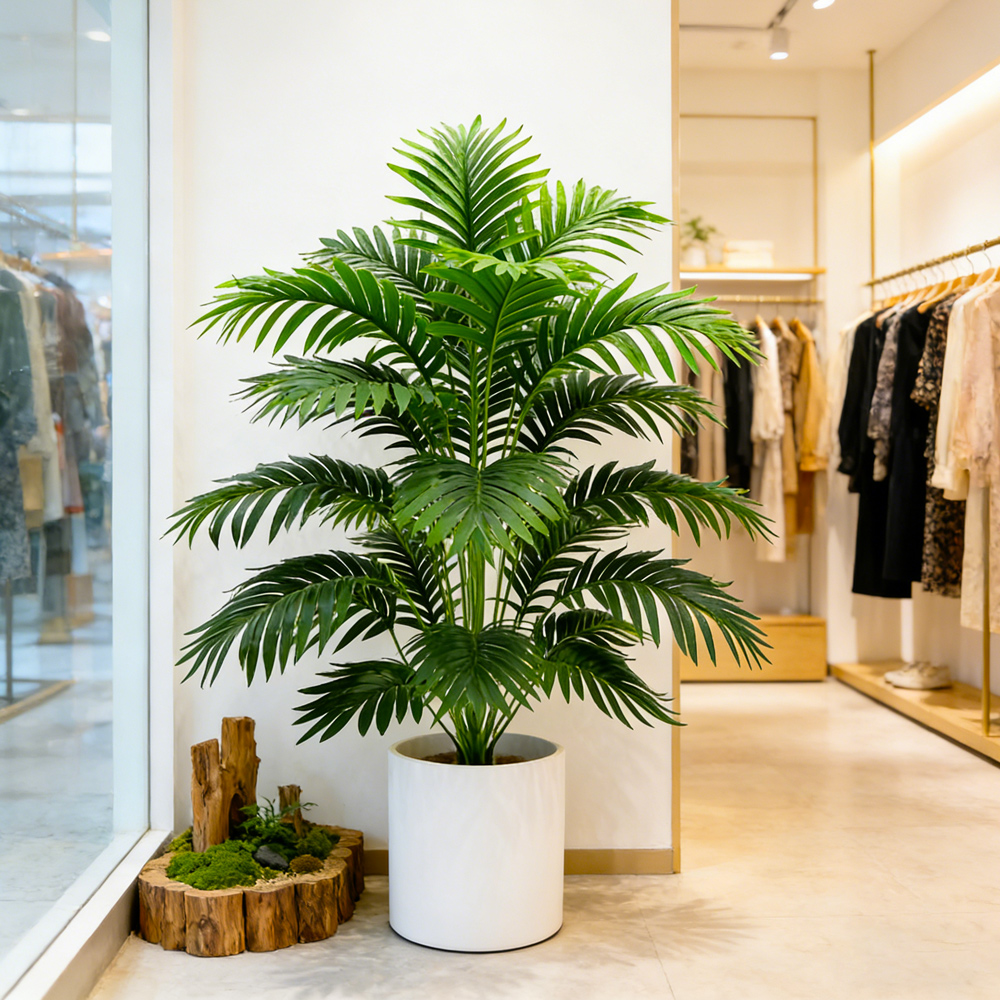 ต้นปาล์มประดิษฐ์สูง 60-80 ซม.  - Monstera Adansonii บทวิจารณ์และราคา