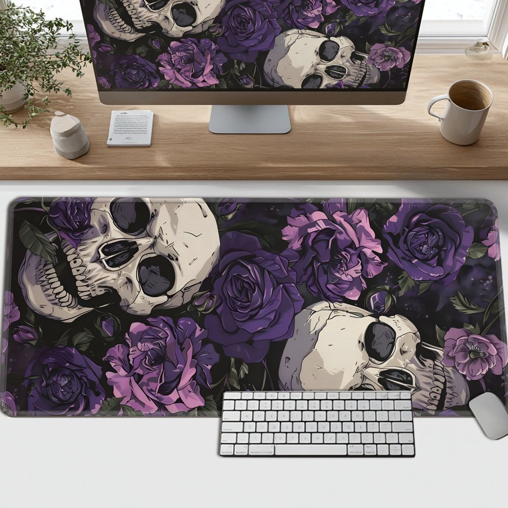 แผ่นรองเมาส์ลายกะโหลกโกธิคและด - Tradescantia Purple บทวิจารณ์และราคา
